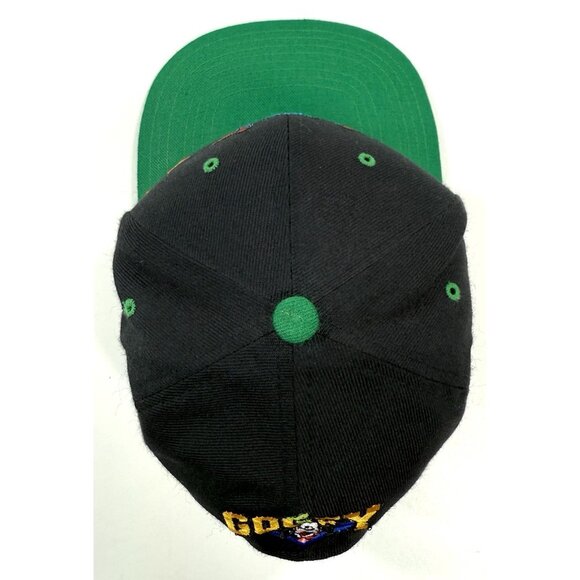 Vintage 90s Drew Pearson Goofy Embroidered Wraparound Snapback Hat 100% Wool - Picture 8 of 10